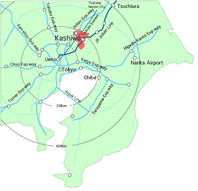 Chiba Map