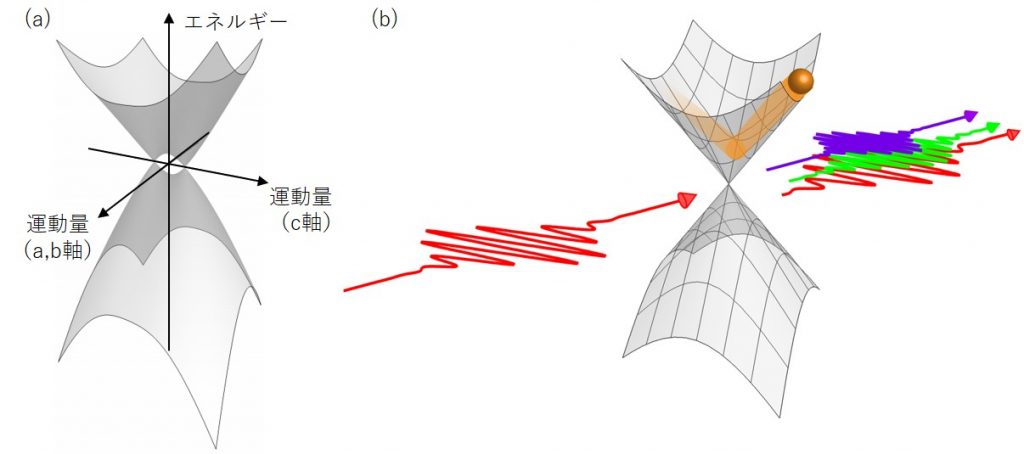 図1 ディラック半金属ヒ化カドミウムにおけるテラヘルツ周波数変換