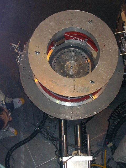 helmholtz coil on Base top view