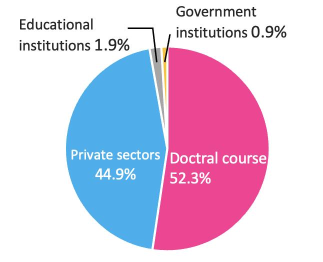 Career paths for master graduates